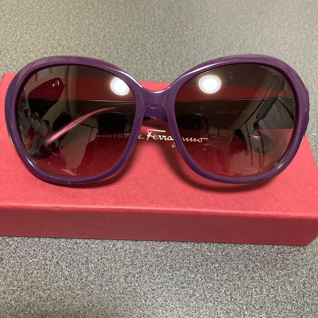 Salvatore Ferragamo パープル サングラス