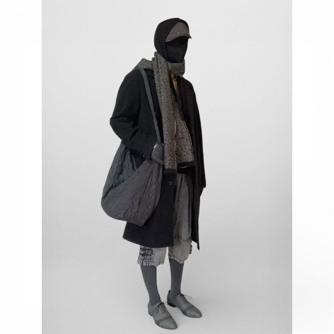 かわた CONTRAST LEATHER GLOVE (GREY) 768