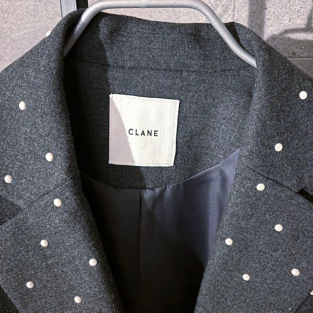 CLANE PEARL DOT JACKET サイズ1 グレー