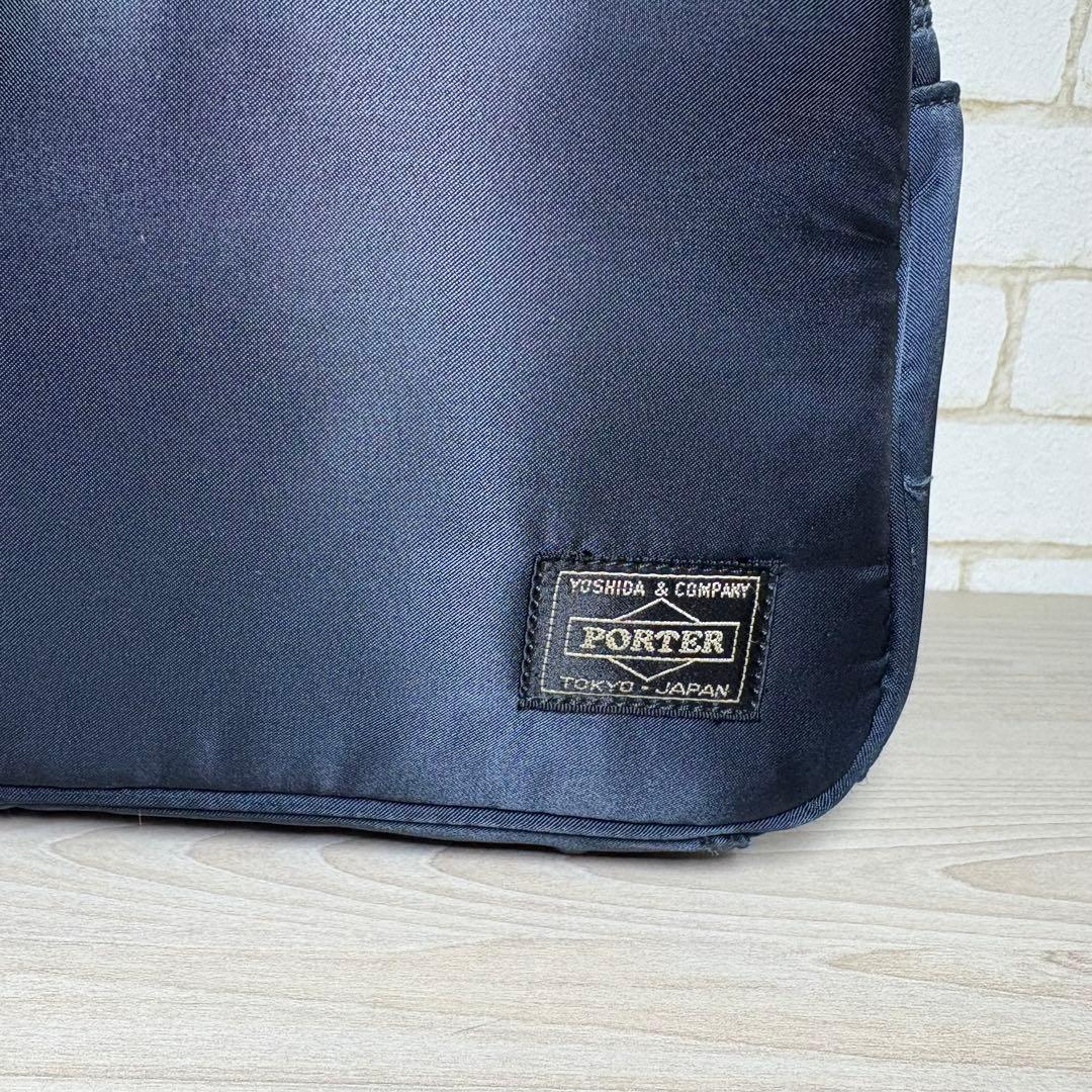美品 ヘッドポーター タンカーオリジナル ミニボストンバッグ ネイビー
