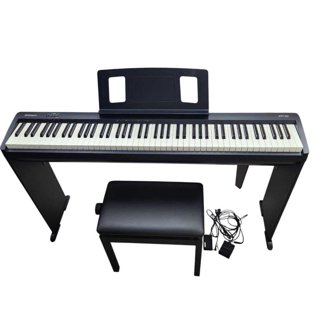 【美品！送料込】Roland FP-10 電子ピアノ 6点セット