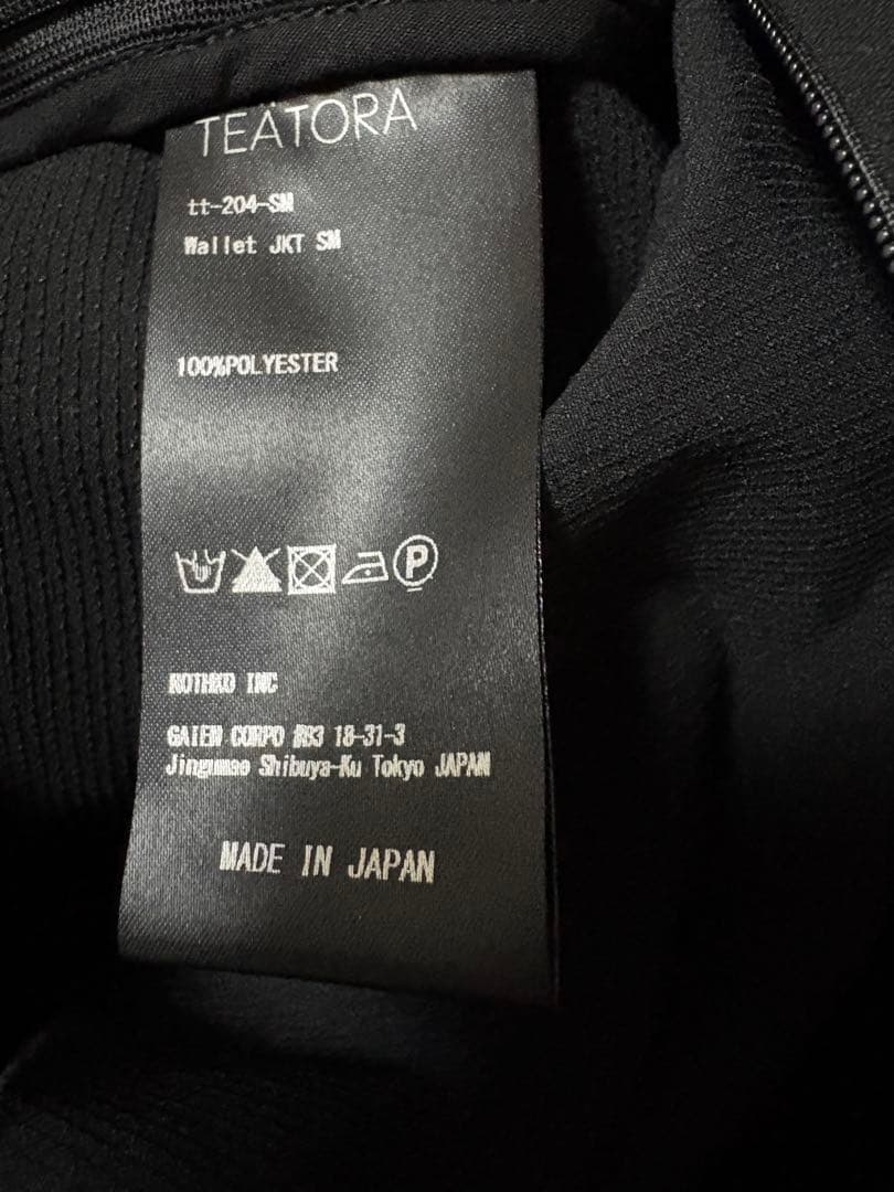 【コバヤシ】teatora wallet jacket サイズ2