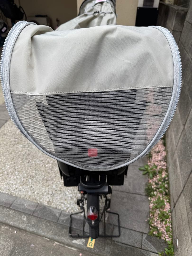 ★新品・未使用★chibito 自転車 後ろ用 チャイルドシート カバー