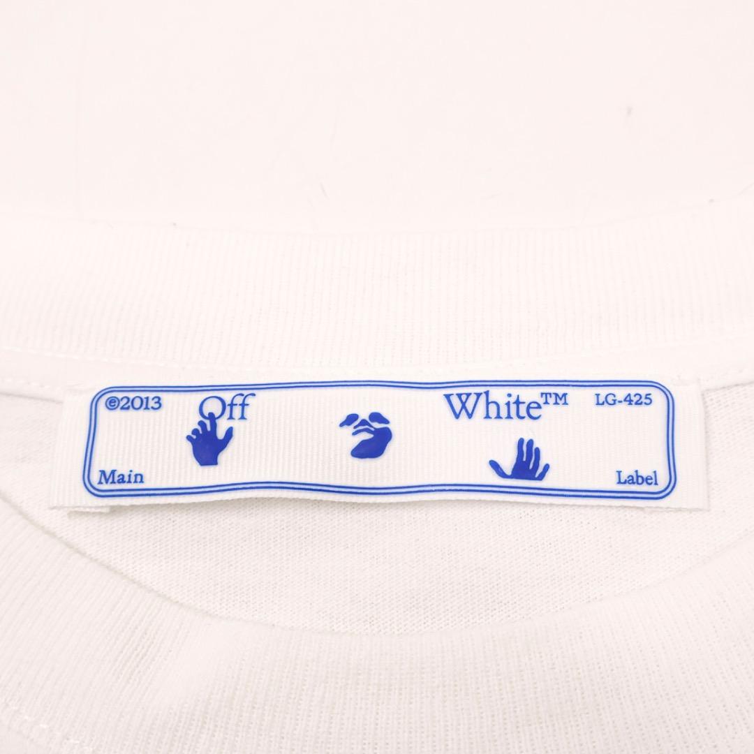 H1444◾️オフホワイト カラバッジョボーイ　Tシャツオーバーサイズ