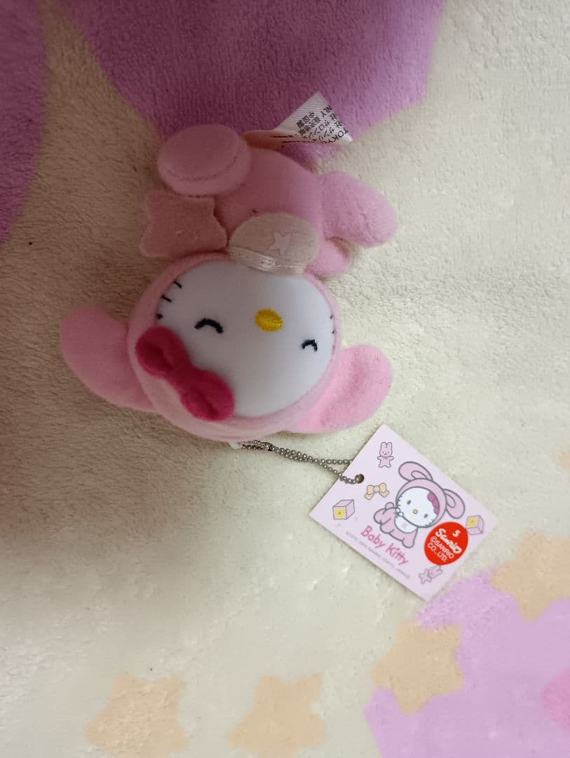 Baby Kitty セット　タオル　チャーム　マスコット ピンク　ベビーキティ