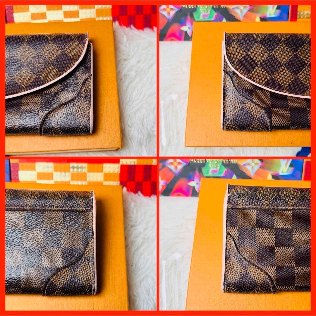【セール！】ルイヴィトン ダミエポルトフォイユ カイサ ローズバレリーヌピンク