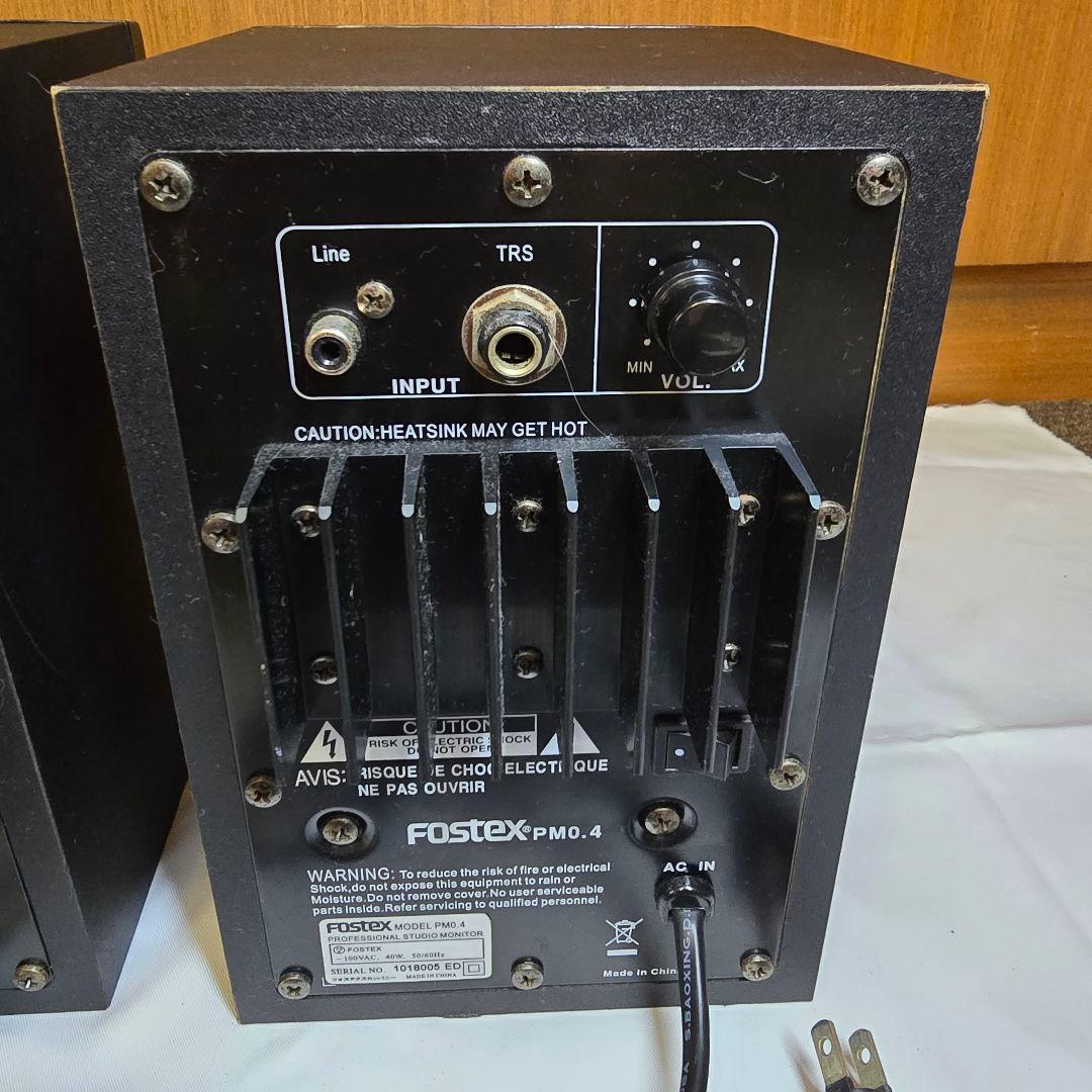 Fostex pm0.4 スタジオモニタースピーカー 黒