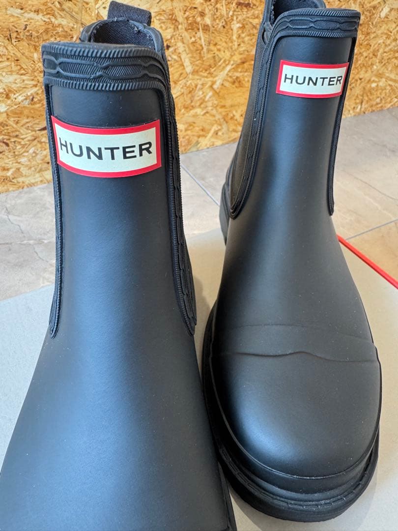 10/13まで値下げ★未使用HUNTER サイドゴア チェルシー レインブーツ