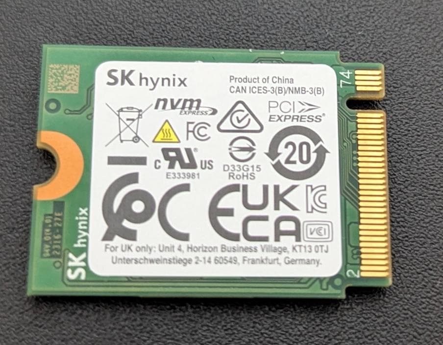 SK hynix BC901 NVMe 内蔵SSD 1024GB（1TB）