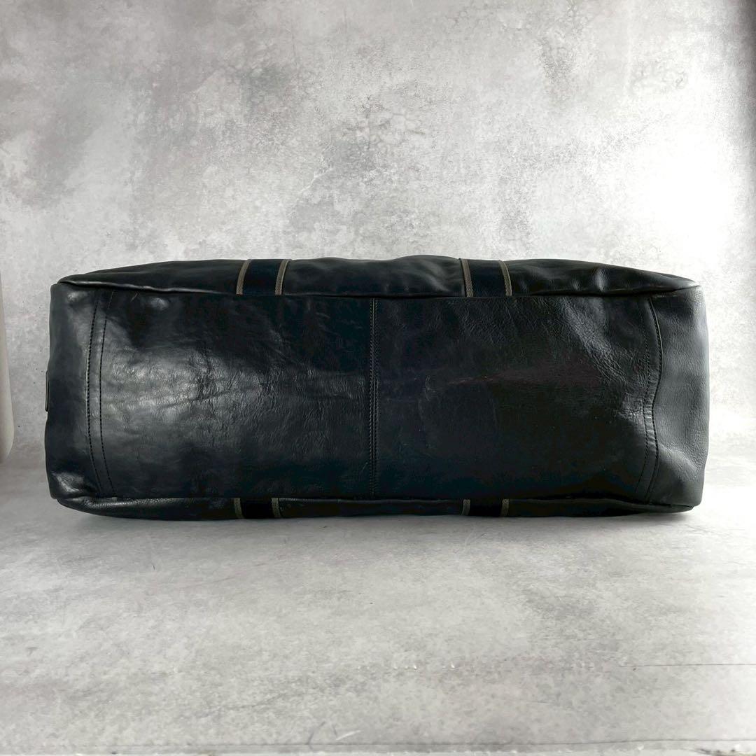 美品✨COACH コーチ ボストンバッグ レザー ブラック 2way 大容量