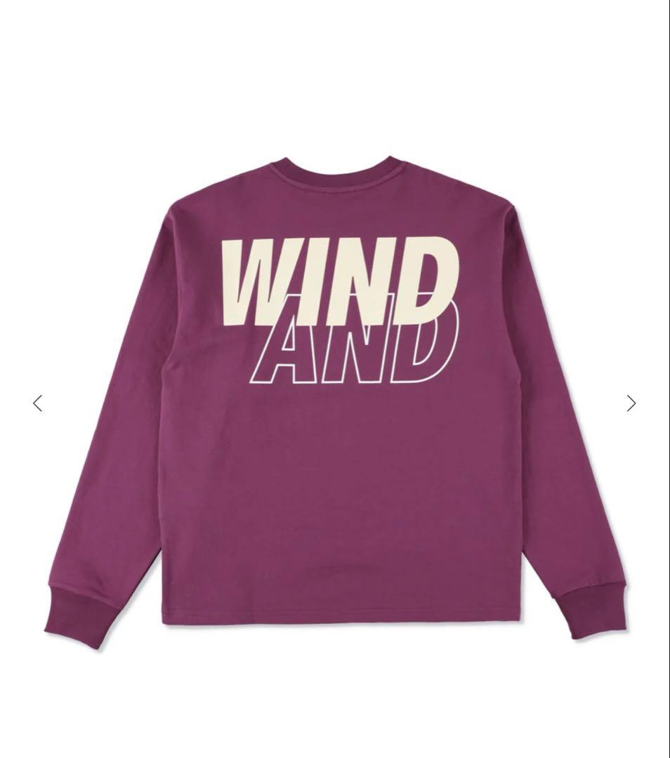WIND AND SEA 長袖Tシャツ【パープル】限定