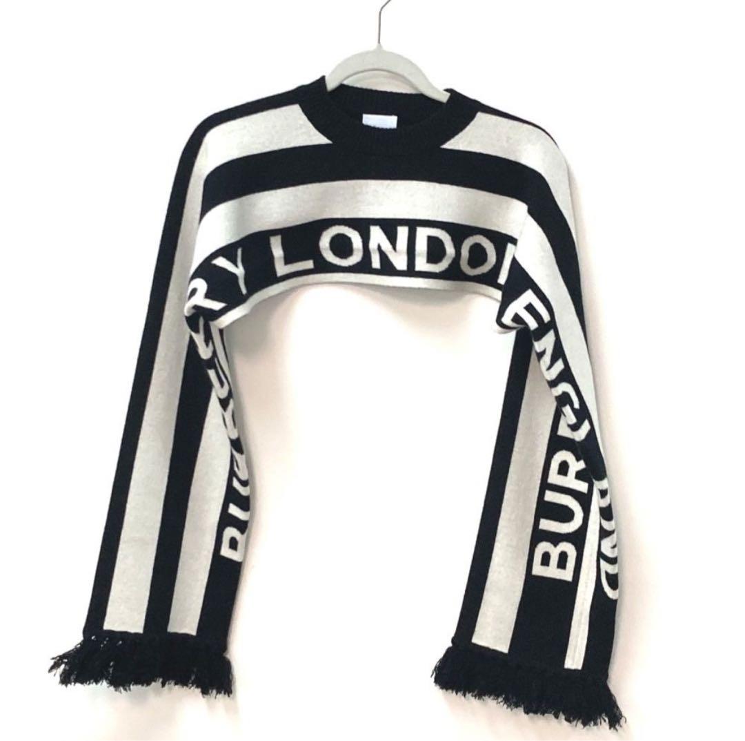 BURBERRY バーバリー マフラー ロゴ ケープ8025623 カシミヤ