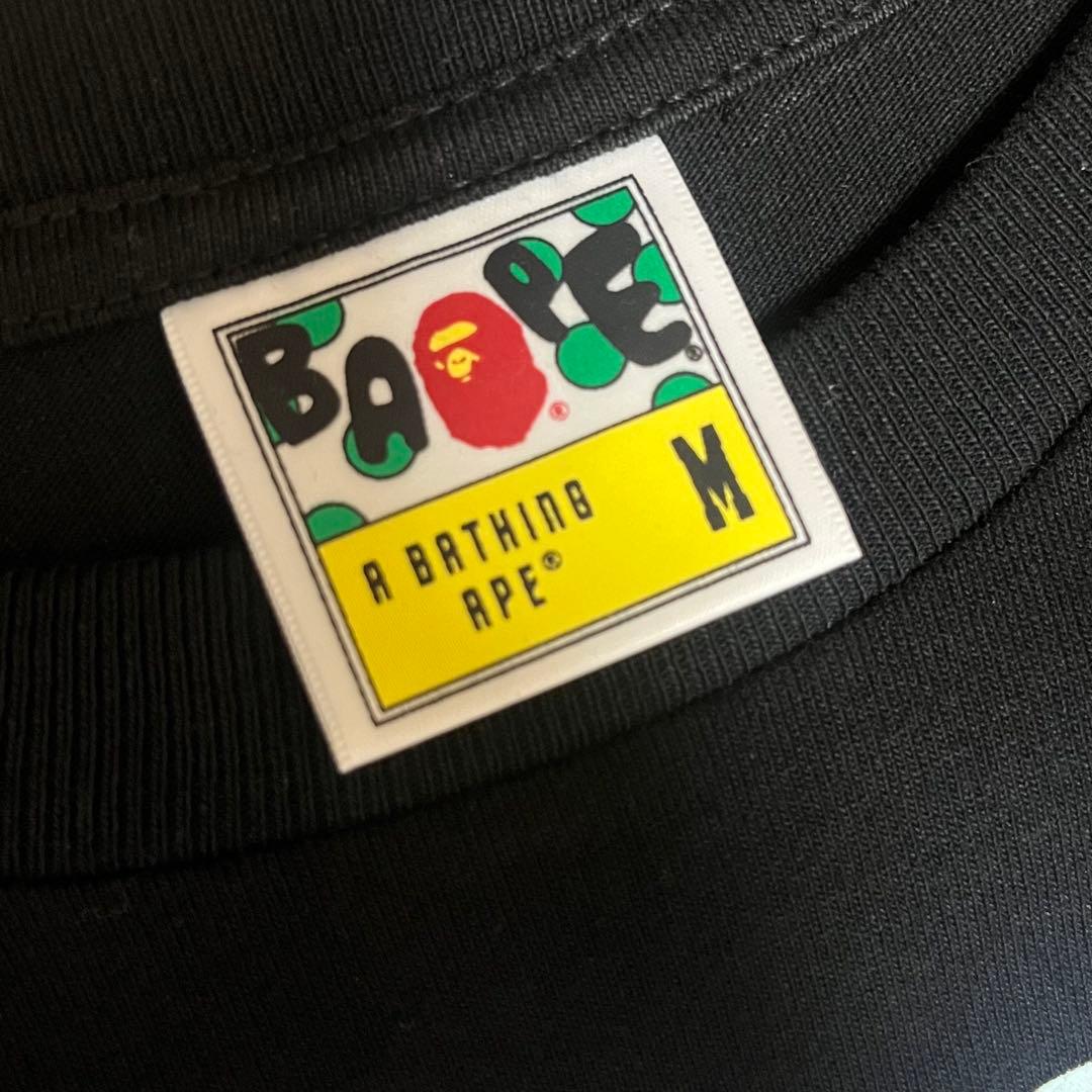 BAPE カモフラージュ Tシャツ ブラック ブルー ape