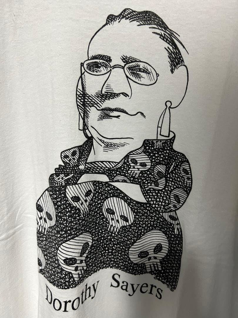 ヴィンテージ　偉人　Dorothy Sayers Tシャツ XL 90年代　白