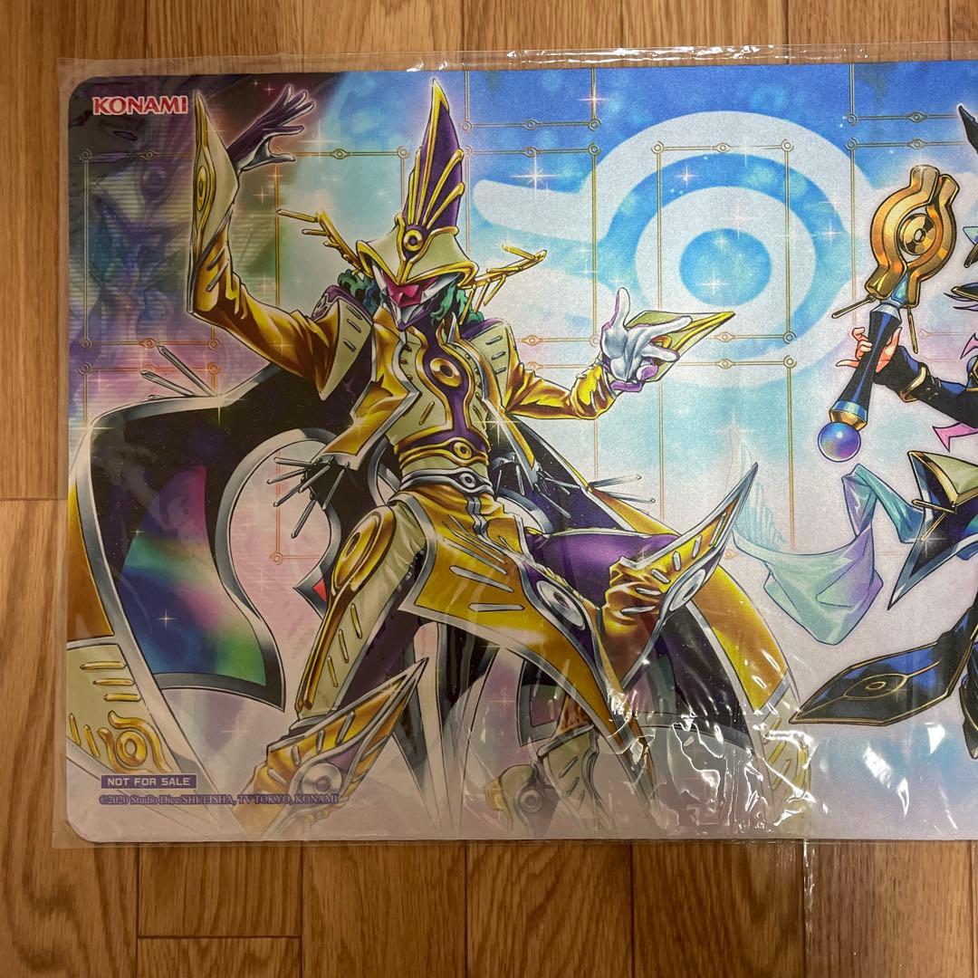 アジア版 遊戯王　幻惑の見習い魔術師　幻惑の魔術師　プレイマット 遊戯王の日