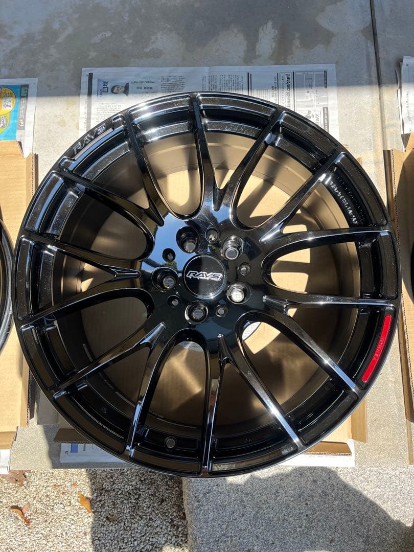 レイズホムラ2×7 JETBKEDITION 20x8.5J+45美品バラ売り