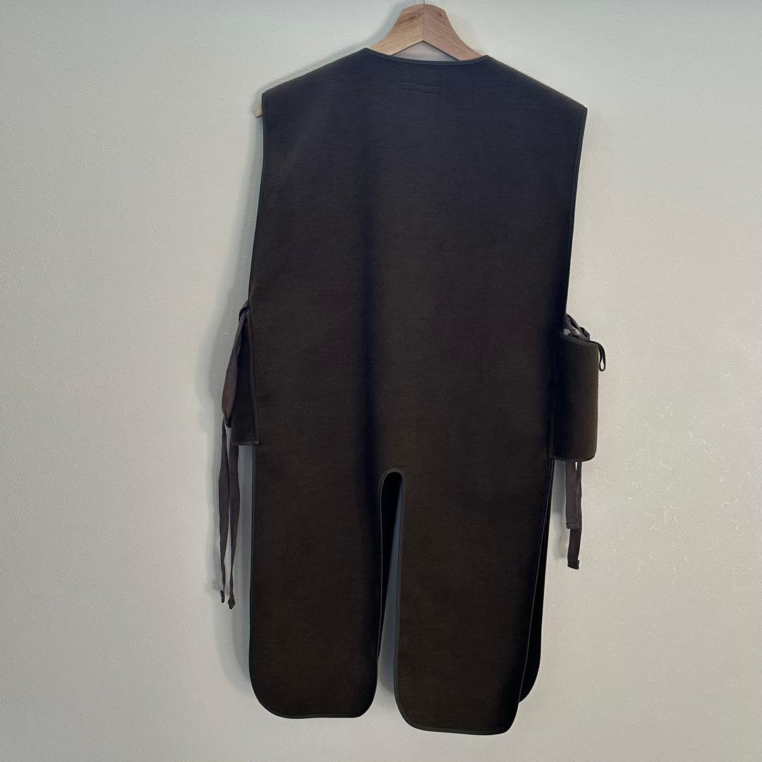 M*e様 LINER VEST – POLYESTER FAKE MELTON