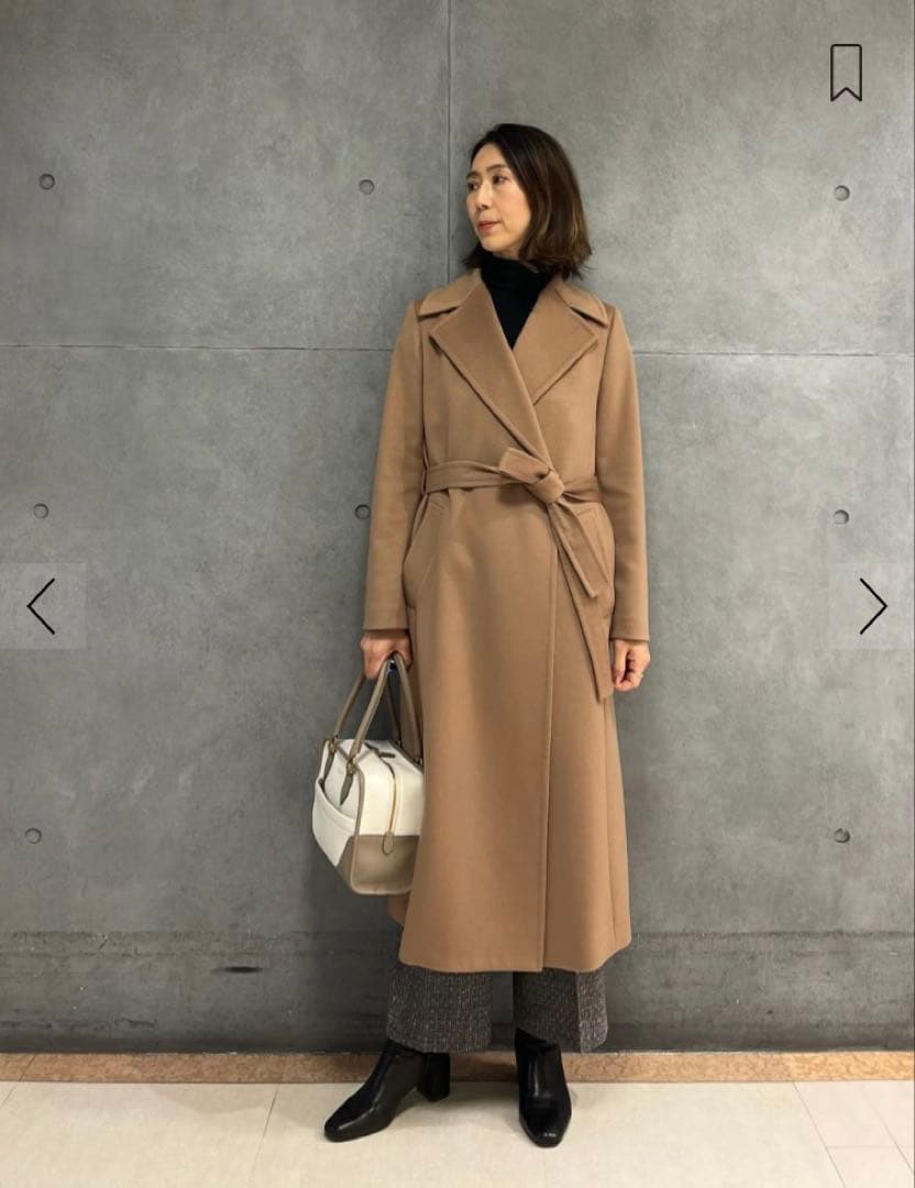 スーパーカシミヤ ベルテッドコート