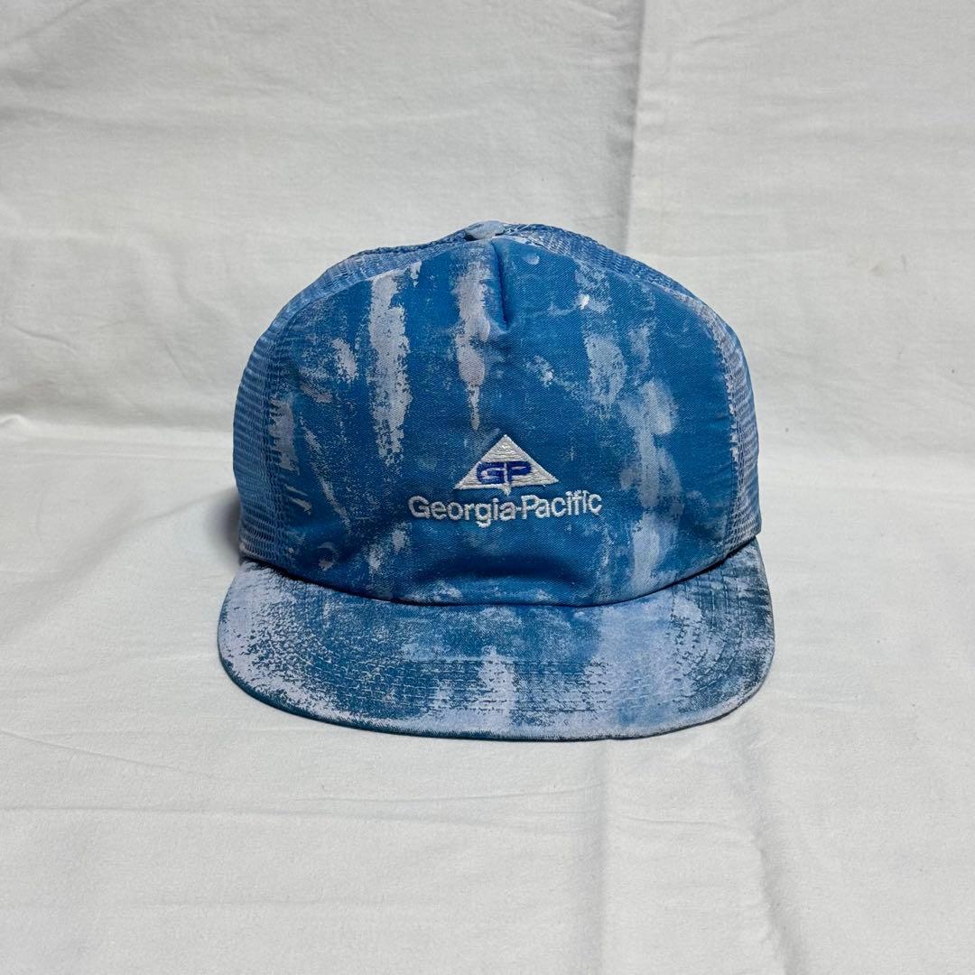 USA製 80s90s ペインターcap ペンキ加工 トラッカー ヴィンテージ