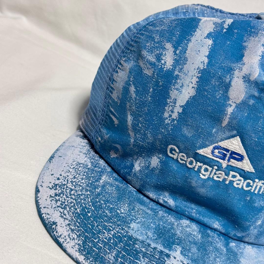 USA製 80s90s ペインターcap ペンキ加工 トラッカー ヴィンテージ