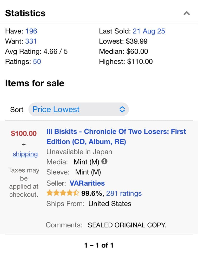 ill Biskits ‎/ Chronicle Of Two Losers