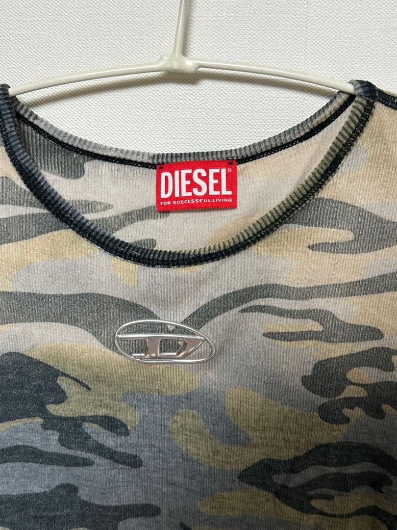 DIESEL 迷彩柄 半袖カットソー