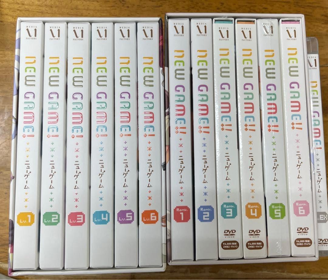 未開封含NEWGAME！　ニューゲーム　dvd1期・2期全巻セット収納box付き