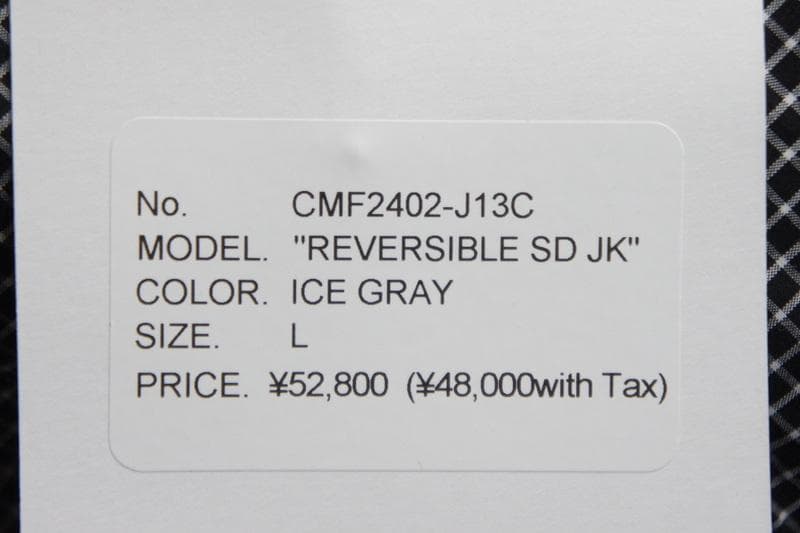 新品コムフィアウトドアガーメント★L　J13C REVERSIBLE SDJK