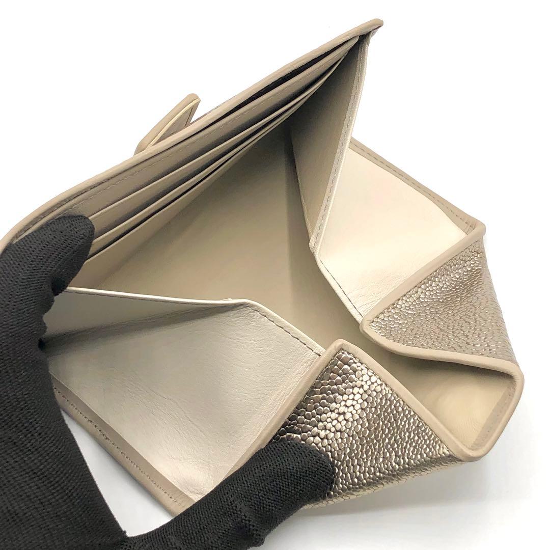 美品⭐ヒロコハヤシ 二つ折り財布 PLATINO プラーティノ マルチ財布