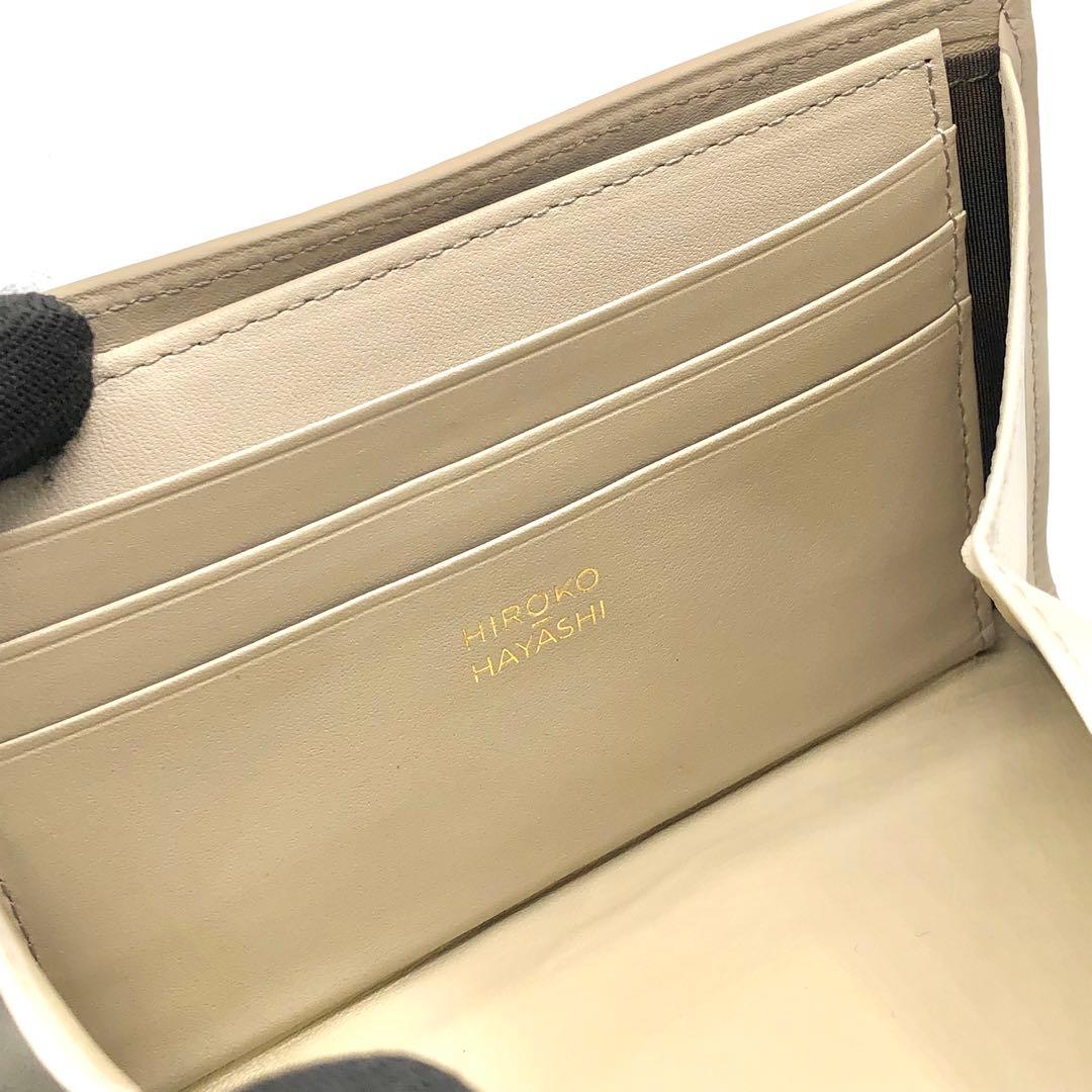 美品⭐ヒロコハヤシ 二つ折り財布 PLATINO プラーティノ マルチ財布