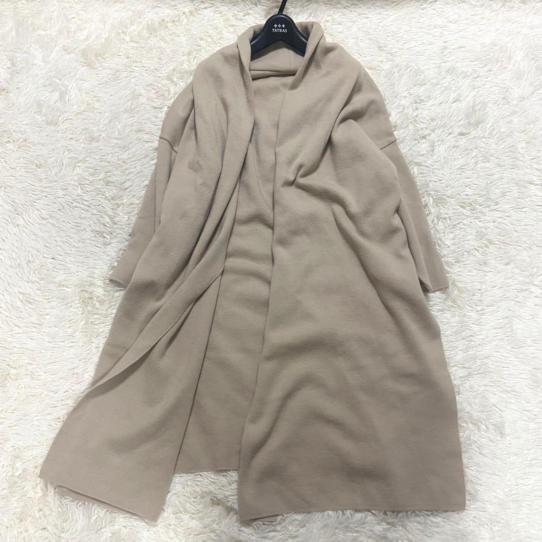 美品 MUSE de Deuxieme Classe スムースニットガウンコート