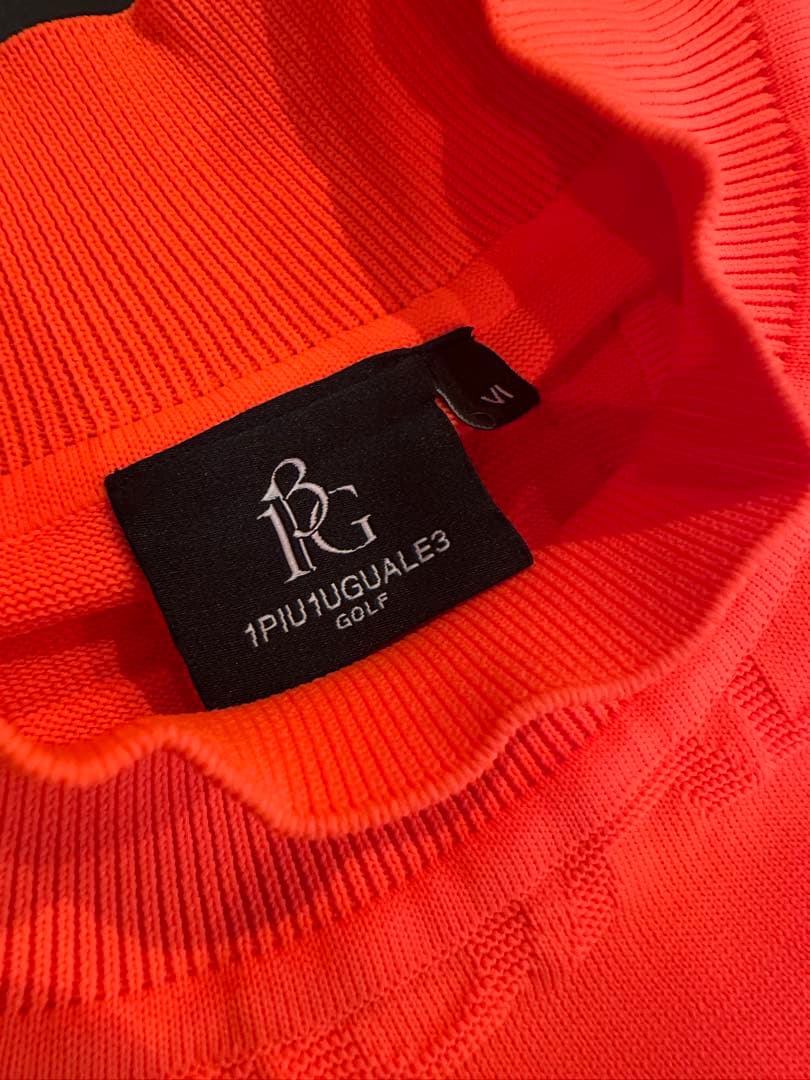 【美品】1PIU1UGUALE3 GOLF　ニット　モックネックシャツ XL
