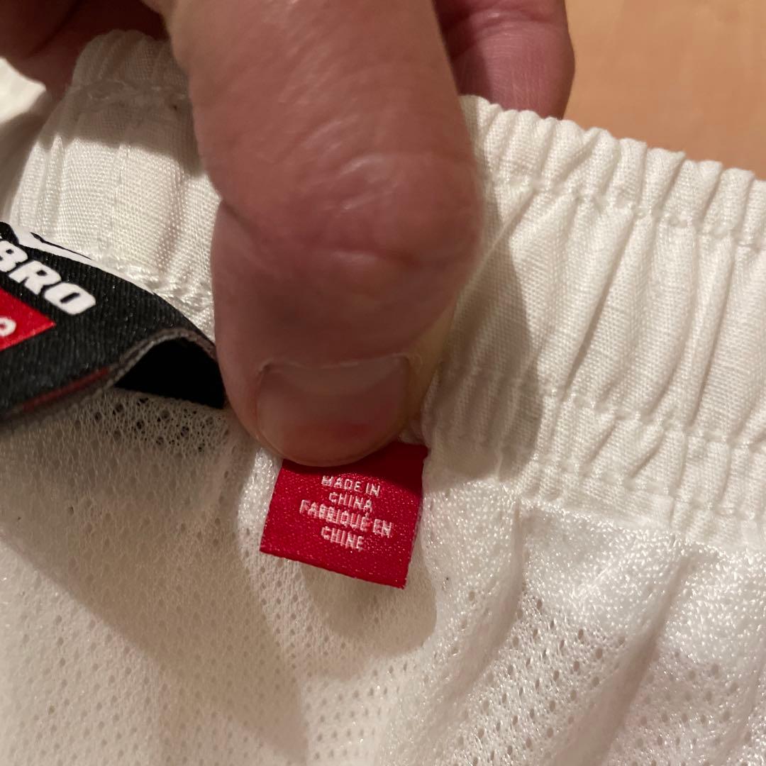 【美品】Supreme × Umbro トラックパンツ M白