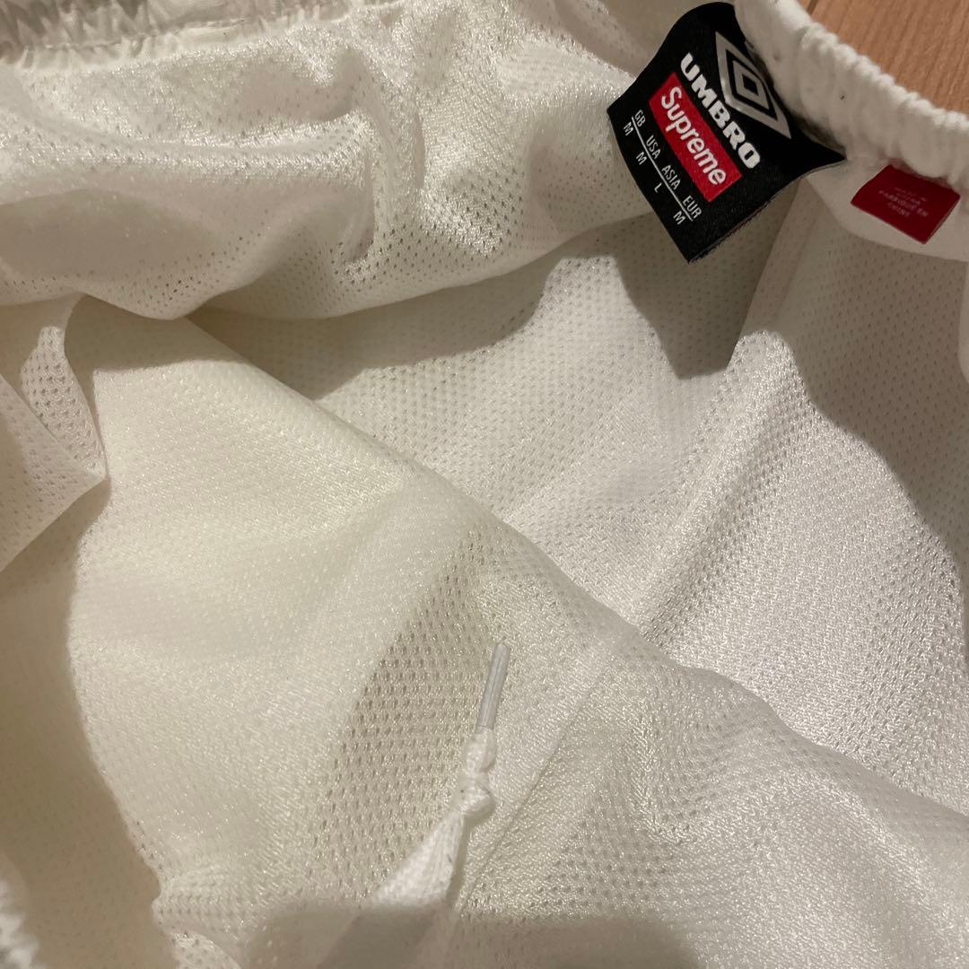 【美品】Supreme × Umbro トラックパンツ M白