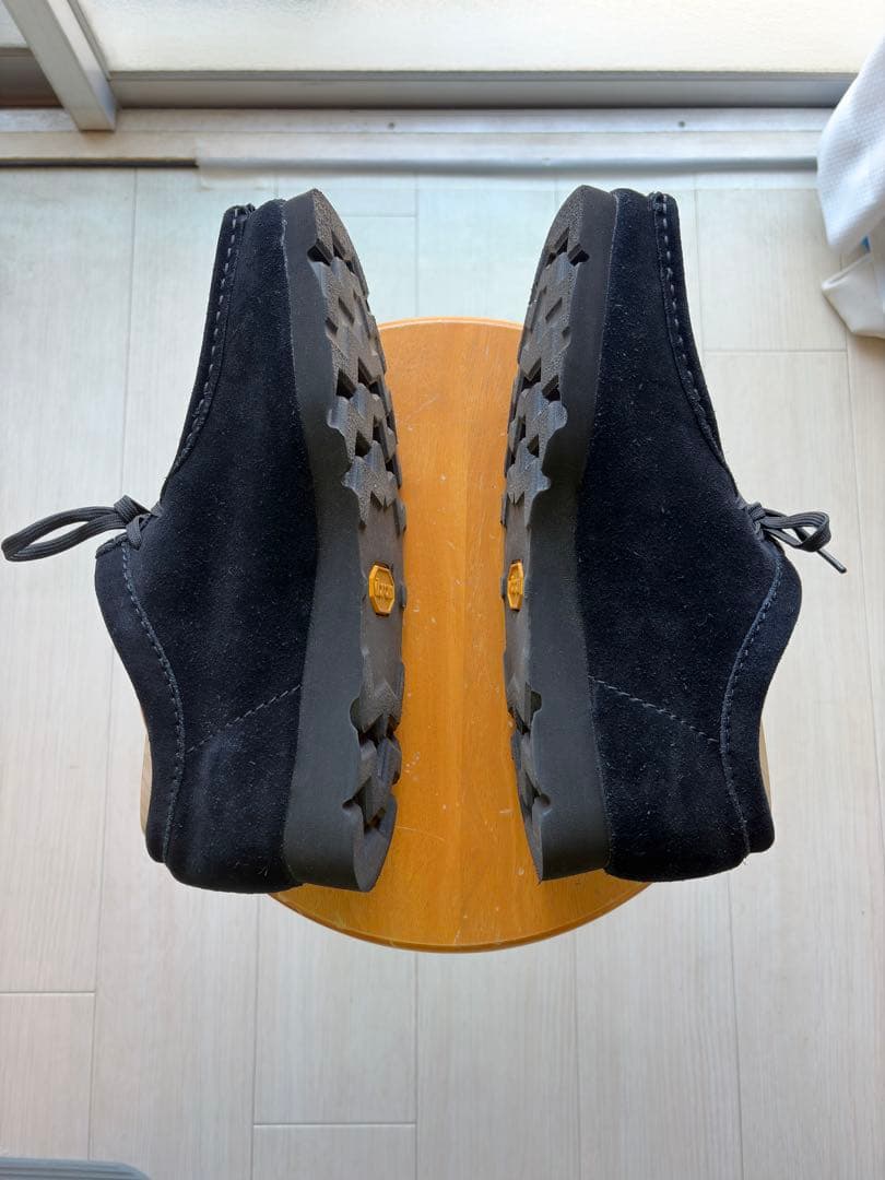 靴 Clarks Wallabee GTX GORE-TEX Black Suede