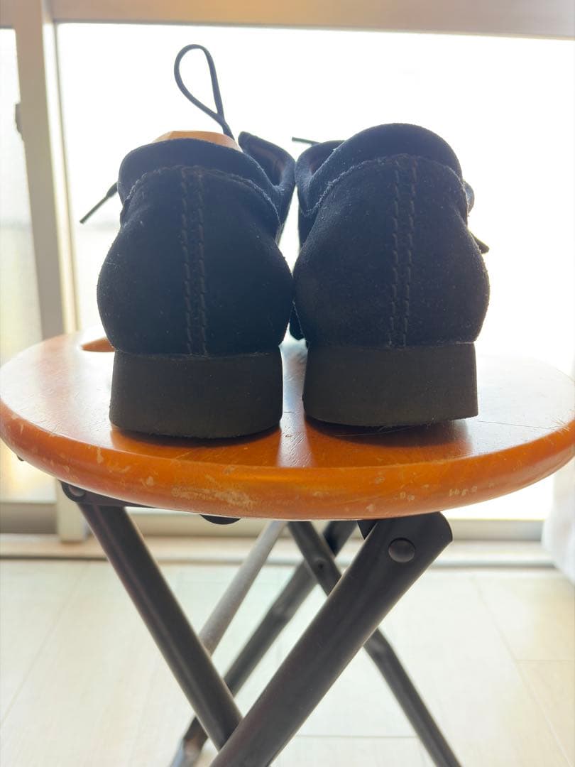 靴 Clarks Wallabee GTX GORE-TEX Black Suede