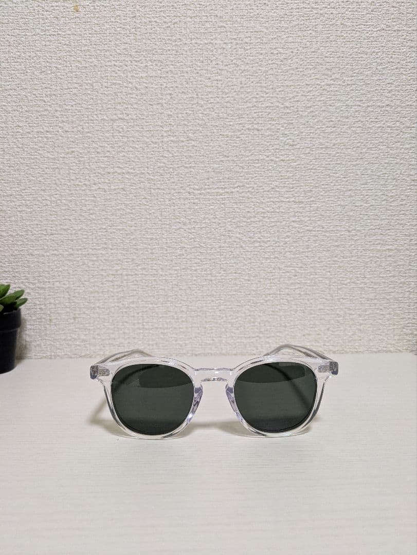 新品未使用 オリバーピープルズ Desmon Sun サングラス 日本製 クリア