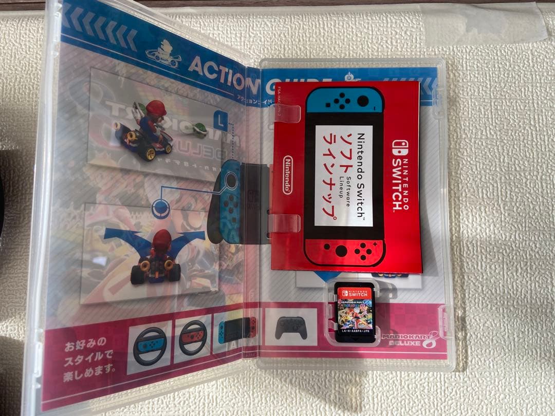 マリオカート8 デラックス + ハンドル4個