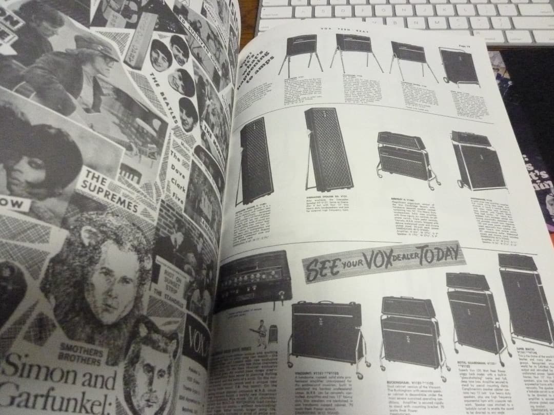 VOX TEEN BEAT VOXの製品専門誌　モッズ　ビートルズ　入手困難