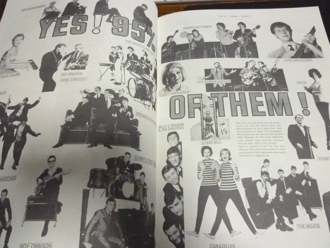 VOX TEEN BEAT VOXの製品専門誌　モッズ　ビートルズ　入手困難