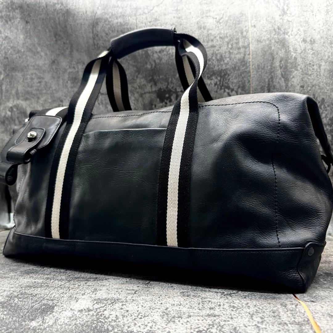 美品✨Bally ボストンバッグ トレスポ 2way 大容量 ショルダー レザー