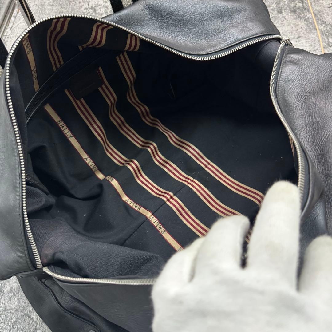美品✨Bally ボストンバッグ トレスポ 2way 大容量 ショルダー レザー