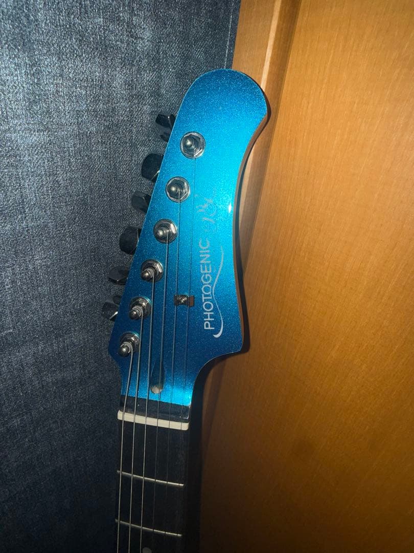 メ*ー様 PHOTOGENIC 初心者用エレキギター 青