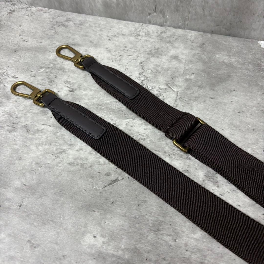 【美品】コーチ 2way ボストンバッグ 南京錠 鍵 シグネチャー メンズ 茶