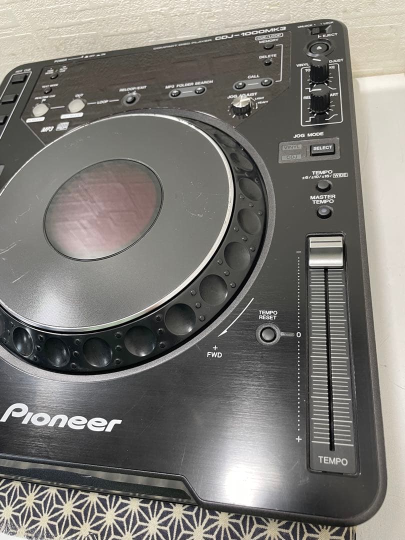pioneer dj パイオニア　CDJ-1000mk3 回転部メンテナンス