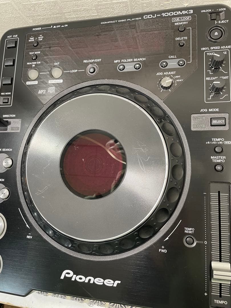 pioneer dj パイオニア　CDJ-1000mk3 回転部メンテナンス
