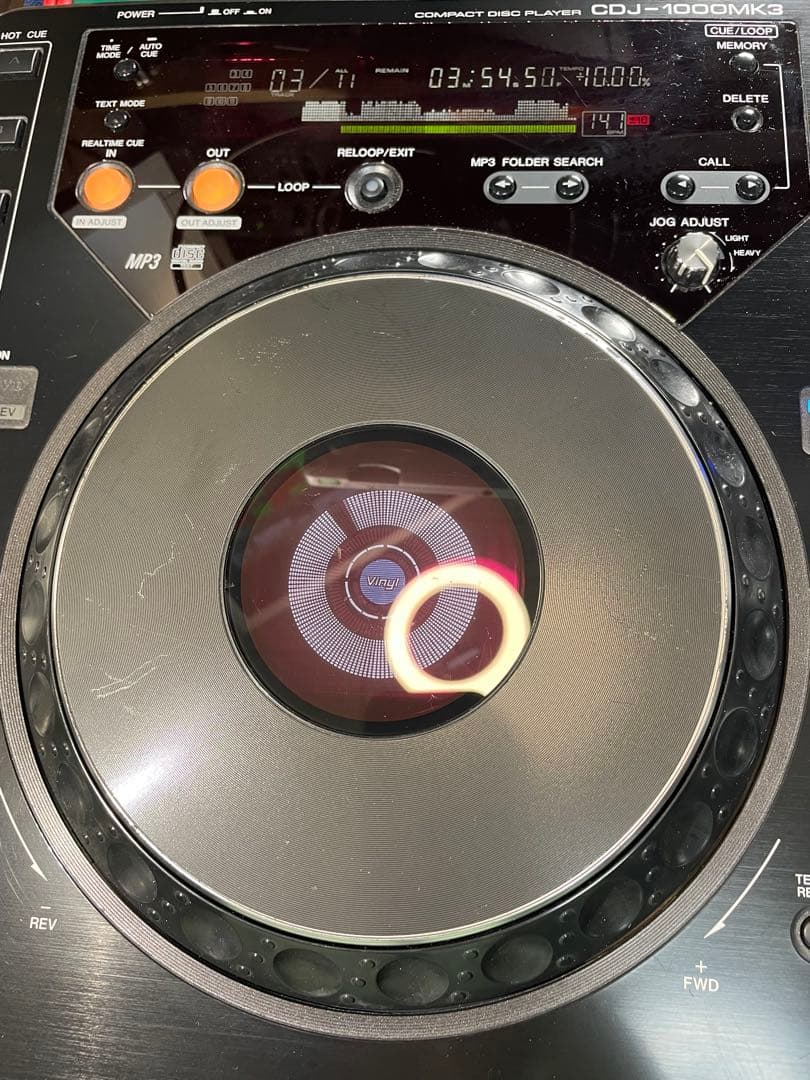 pioneer dj パイオニア　CDJ-1000mk3 回転部メンテナンス