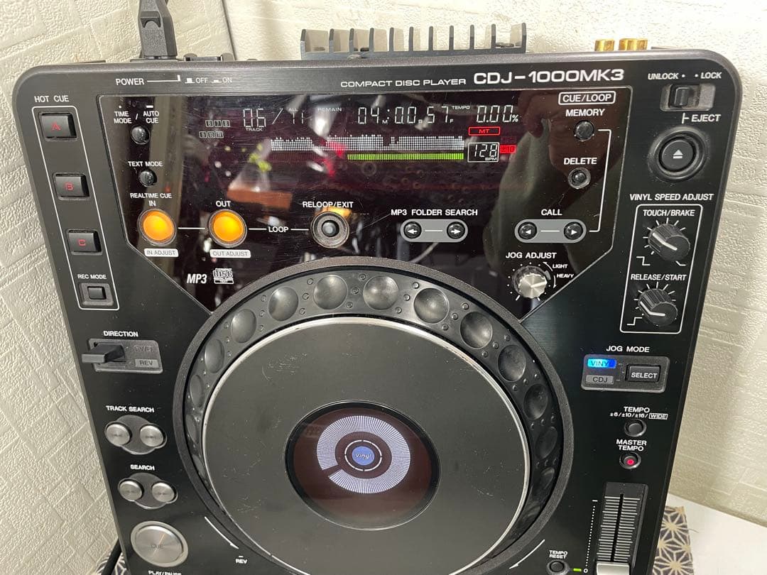 pioneer dj パイオニア　CDJ-1000mk3 回転部メンテナンス