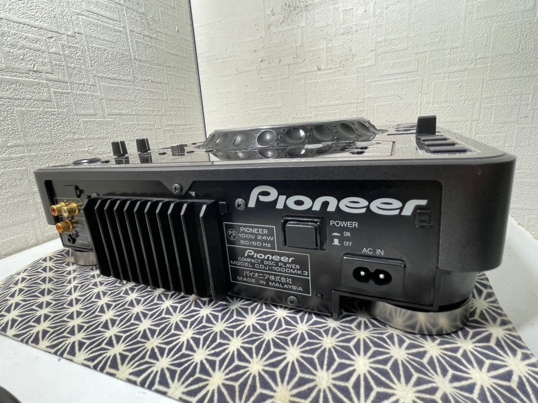 pioneer dj パイオニア　CDJ-1000mk3 回転部メンテナンス