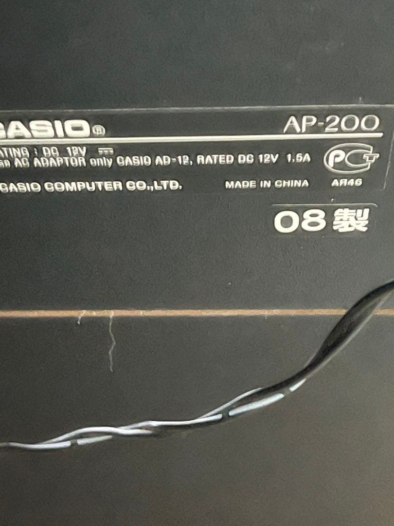 ジャンク品 カシオ 電子ピアノ CASIO AP200